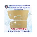 NEW Reproduction 1959-1960 Cadillac Eldorado Convertible Interior Door Panel Backer Boards (2 Pcs) (CAD-DBD-529)