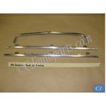 OEM 1966 Cadillac Eldorado Fleetwood Deville Calais TRUNK DECK LID LIP CHROME BEZEL TRIM MOLDING 3 PIECE SET #4227324/#4227325/#4227314
