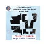 NEW 1954 1955 1956 Cadillac Deville Eldorado Fleetwood CONTROL ARM A-ARM DUST SPLASH GUARD SEALS CAD-ASL-055