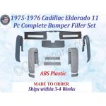 NEW 1975-1976 Cadillac Eldorado 11 Pc Complete Bumper Filler Panel Set