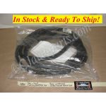 NEW 1961-1962 CADILLAC DEVILLE, SERIES 62 4 DOOR BACK REAR WINDSHIELD WINDOW CHANNEL VULCANIZED SEAL GASKET