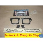 NEW 1967 1968 1969 1970 CADILLAC DEVILLE FLEETWOOD CALAIS EXTERIOR DOOR HANDLE GASKET SET