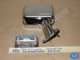 BRAND NEW 1968 1969 1970 Cadillac Deville Fleetwood Calais RIGHT PASSENGER SIDE DOOR MIRROR