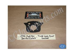 NEW 1970 CADILLAC DEVILLE CALAIS TRUNK LOCK EMBLEM ESCUTCHEON COVER RUBBER GASKET