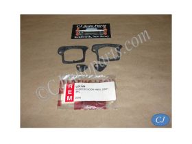 NEW 1965 1966 1967 1968 CADILLAC CALAIS DEVILLE ELDORADO FLEETWOOD EXTERIOR DOOR HANDLE GASKETS SEALS - 4 PCS