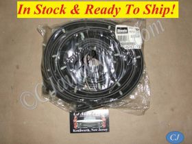 60-0247-72 STEELE RUBBER 1955 1956 CADILLAC SERIES 62 & 75 FRONT 1955 1956 1957 CHEVY PONTIAC REAR 4 DOOR WEATHERSTRIP SEALS WITH WHITE PINS