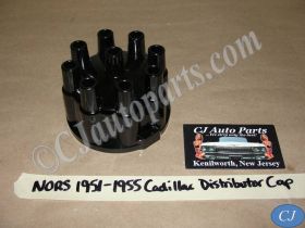 NORS 1951 1952 1953 1954 1955 Cadillac Deville Eldorado Fleetwood 331 Engine DISTRIBUTOR CAP WITH COPPER CONTACTS