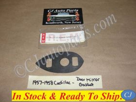 NEW 1957-1958 CADILLAC DEVILLE ELDORADO FLEETWOOD DOOR MIRROR GASKET SEAL