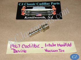 OEM 1967 Cadillac Deville Eldorado Fleetwood Calais 429 Engine INTAKE MANIFOLD VACUUM PORT TEE FITTING