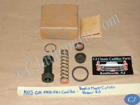 NOS Factory Original GM 1958 1959 1960 1961 Cadillac Deville Fleetwood Eldordo BENDIX MASTER CYLINDER REPAIR KIT