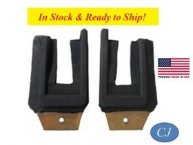 NEW 1961 CADILLAC DEVILLE SERIES 62 2 DOOR HARD TOP DOOR JAM LOCK PILLAR U SEAL WEATHERSTRIP RIGHT & LEFT 70-0982-79