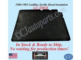 REM 1980 1981 1982 1983 1984 1985 CADILLAC SEVILLE HOOD INSULATION 1/2" THICK - IN STOCK - CADHIN45