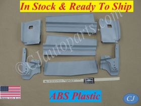 NEW 1979 1980 1981 1982 1983 1984 1985 CADILLAC ELDORADO REAR BUMPER FILLERS (SET OF 7) ABS PLASTIC