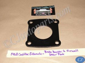 OEM 1968 Cadillac Eldorado Factory Original BRAKE BOOSTER TO FIREWALL SPACER MOUNTING PLATE BRACKET