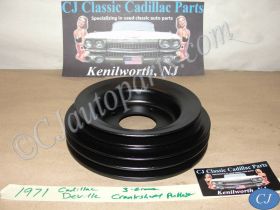 OEM 1968 1969 1971 1972  Cadillac Eldorado Fleetwood Deville Calais 472/500 CRANK CRANKSHAFT PULLEY TRIPLE (3) GROOVE