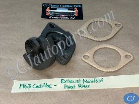 OEM 1956 1957 1958 1959 1960 1961 1962 1963 1964 1965 1966 1967 CADILLAC DEVILLE FLEETWOOD CALAIS ELDORADO 390/429 ENGINE EXHAUST MANIFOLD HEAT RISER CONTROL VALVE WITH NEW GASKETS #3631814/#3632576