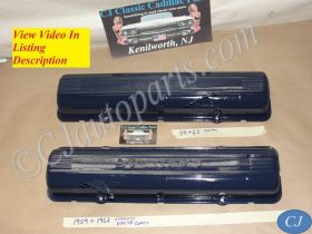 OEM 1957 1958 1959 1960 1961 1962 CADILLAC DEVILLE FLEETWOOD ELDORADO VALVE COVERS (PAIR) #3511700/#3511699