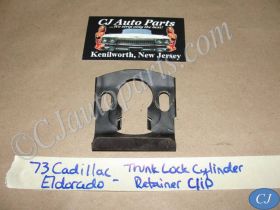 OEM 1973 1974 1975 1976 1977 1978 Cadillac Eldorado TRUNK LOCK CYLINDER RETAINER CLIP MOUNTING BRACKET #9616859