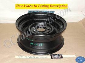 OEM 1965 1966 1967 Cadillac Deville Fleetwood Calais 1965 1966 Eldorado RWD Electrofuse 15 x 6 STEEL WHEEL RIM #301 #1483457