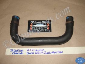 OEM 1973 1974 Cadillac Deville Calais Fleetwood Eldorado AIR SMOG PUMP DIVERTER VALVE TO CHECK VALVE ON ENGINE HOSE #1602277