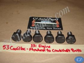 OEM 1949 1950 1951 1952 1953 1954 Cadillac Deville Eldorado Fleetwood 331 Engine FLYWHEEL TO CRANKSHAFT MOUNTING BOLTS ~ SET OF 6