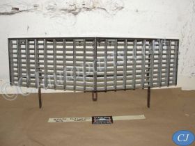 OEM 1975 1976 Cadillac Deville Calais Fleetwood FRONT UPPER GRILL WITH SUPPORT MOUNTING BRACKETS  #1605173