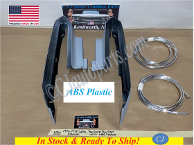 NEW ABS 1974 1975 1976 1977 1978 CADILLAC ELDORADO REAR QUARTER PANEL BUMPER FILLERS - 2 PIECE SET