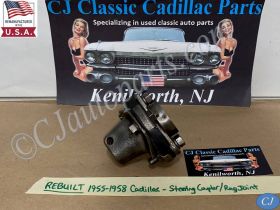 REBUILT 1955 1956 1957 1958 CADILLAC DEVILLE ELDORADO FLEETWOOD STEERING COLUMN SHAFT FLANGE COUPLER RAG JOINT #5682485