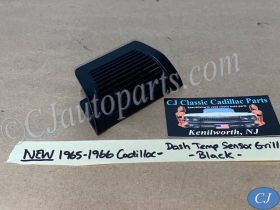 NEW 1965 1966 CADILLAC DEVILLE ELDORADO FLEETWOOD CALAIS DASH IN-CAR TEMP SENSOR GRILL COVER TRIM - BLACK