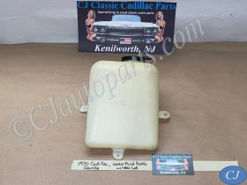 OEM 1968 1969 1970 Cadillac Deville Fleetwood Calais ,1970 Eldorado WINDSHIELD WASHER FLUID BOTTLE RESERVOIR TANK & NEW LID