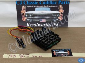 OEM 1970 Cadillac Deville Fleetwood Calais UNDER DASH FUSE BOX PANEL