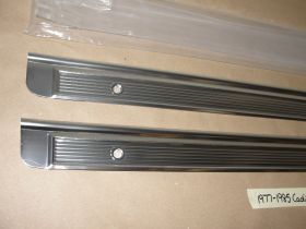 NEW 1977 1978 1979 1980 1981 1982 1983 1984 1985 CADILLAC DEVILLE FLEETWOOD GM 2 DOOR COUPE RWD DOOR SILL PLATES (PAIR) ~ BRAND NEW ~