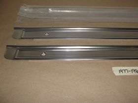 NEW 1977 1978 1979 1980 1981 1982 1983 1984 1985 CADILLAC DEVILLE FLEETWOOD GM 2 DOOR COUPE RWD DOOR SILL PLATES (PAIR) ~ BRAND NEW ~