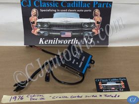 OEM 1976 Cadillac Deville Fleetwood Eldorado Calais DASH CRUISE CONTROL SWITCH **TESTED** #1609293