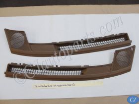 OEM 1974 1975 1976 Cadillac Deville Calais Fleetwood 1974 1975 1976 1977 1978 Eldorado DASH DEFROSTER SPEAKER GRILL VENT TRIM *SADDLE TAN* #1602401/1602402