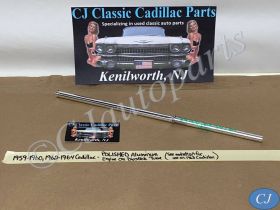 NEW 1959-1960, 1962 1963 1964 Cadillac Deville Eldorado Fleetwood 390/429 ENGINE POLISHED ALUMINUM OIL DIPSTICK TUBE 7/16" #1471858