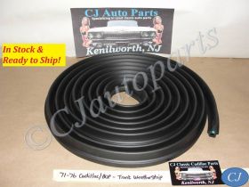 NEW 1971 1972 1973 1974 1975 1976 Cadillac Deville Fleetwood Eldorado Calais TRUNK DECK LID WEATHERSTRIP SEAL