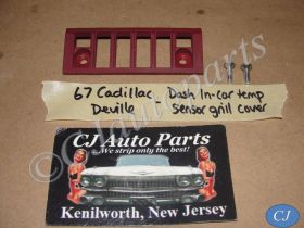 OEM 1967 1968 Cadillac Deville Eldorado Fleetwood Calais DASH IN-CAR TEMP TEMPERATURE SENSOR LOWER GRILL COVER #1488163