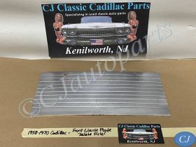 OEM 1958 1959 1960 1961 1962 1963 1964 1965 1966 1967 1968 1969 1970 Cadillac Deville Eldorado Fleetwood Calais FRONT LICENSE PLATE DELETE FILLER PANEL #1480301