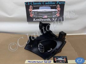OEM 1965 1966 Cadillac Deville Calais Eldorado Fleetwood LEFT DRIVER SIDE DASH A/C VENT DUCT BEZEL - BLACK #3632560