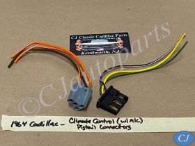 OEM 1964 Cadillac Deville Eldorado Fleetwood TEMPERATURE A/C HEATER CLIMATE CONTROL WIRE HARNESS PIGTAIL CONNECTORS (With A/C)