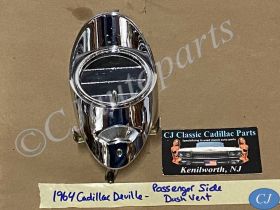 OEM 1963 1964 Cadillac Deville Eldorado Fleetwood RIGHT A/C AIR CONDITIONING HEATER DASH VENT DUCT #3512893/#1479589