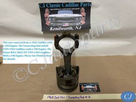 OEM 1959 1960 1961 1962 1963 Cadillac Deville Eldorado Fleetwood 390 Engine CONNECTING ROD WITH PISTON #2 #1470497/#3511503