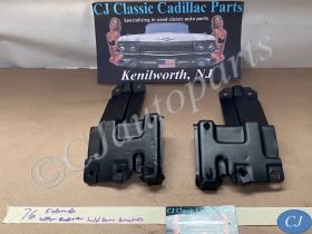 OEM 1975 1976 Cadillac Deville Fleetwood Calais 1975 1976 1977 1978 Cadillac Eldorado UPPER RADIATOR HOLD DOWN MOUNTING BRACKETS - PAIR #1605376/#1605375