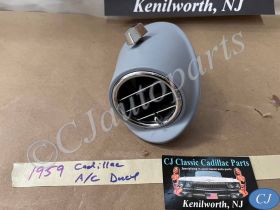 OEM 1959 1960 Cadillac Deville Eldorado Fleetwood DASH AIR CONDITIONER A/C HEATER OUTER AIR VENT DUCT #3512194