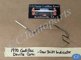 OEM 1969 1970 Cadillac Deville Fleetwood Calais TILT STEERING COLUMN GEAR SHIFT INDICATOR NEEDLE POINTER ROD #1494116
