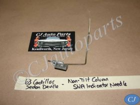 OEM 1963 1964 Cadillac Deville Eldorado Fleetwood NON-TILT STEERING COLUMN TH400 SHIFT INDICATOR NEEDLE POINTER ROD #1479653