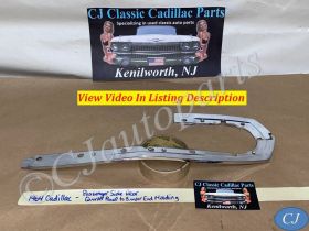 OEM 1964 Cadillac Deville Eldorado Fleetwood RIGHT PASSENGER SIDE QUARTER PANEL TO BUMPER END MOLDING TRIM #446374