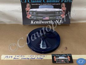 OEM 1959 1960 Cadillac Deville Flat Top Eldorado Fleetwood POWER STEERING PUMP PULLEY SINGLE GROOVE NON-AIR SPRING