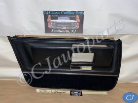 OEM 1971 1972 1973 1974 1975 1976 Cadillac Sedan Deville Fleetwood Calais 4 Door LEFT DRIVER SIDE REAR LOWER DOOR PANEL with COURTESY LIGHT - BLACK